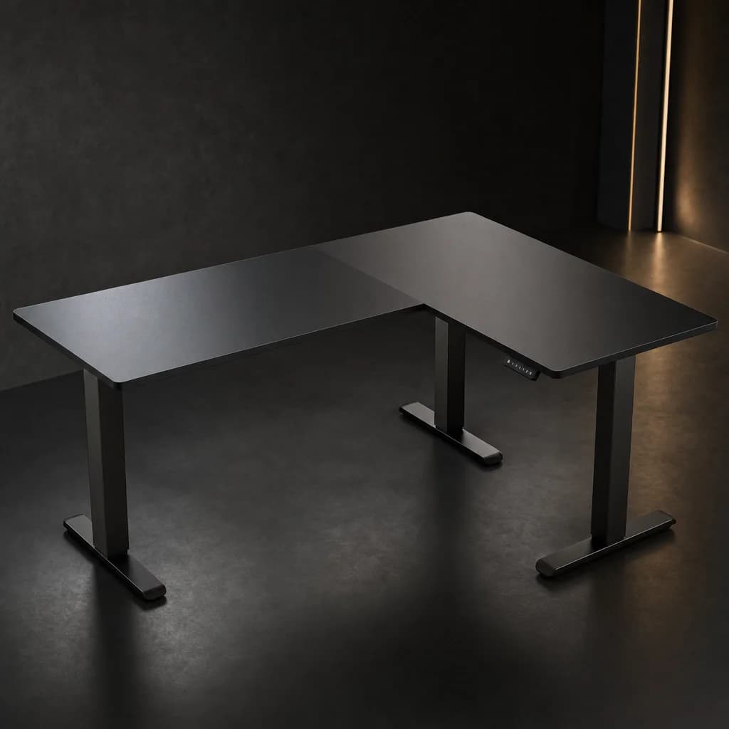 Ezra L-Shaped Standing Desk